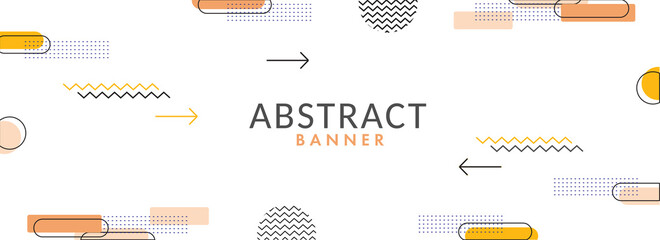 Sticker - Abstract Pattern Banner Or Header Background.