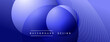 © antishock - Gradient circles with shadows. Vector techno abstract background. Modern overlapping forms wallpaper background, design template