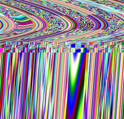 Wall Mural - glitch psychedelic photo noise background. old tv screen error. digital pixel noise abstract design.