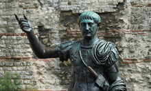 Statue Of Trajan, Tower Hill, England, UK