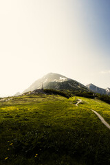 Wall Mural - mountain panorama view