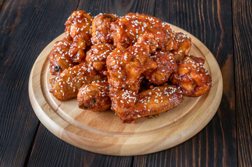 Sticker - Orange glazed chicken wings