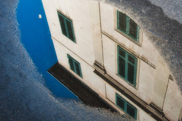 Wall Mural - Building Reflection, Pisa, Italy