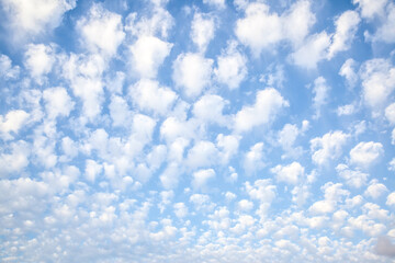 Wall Mural - sky with multitude clouds