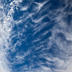 Wall Mural - dark sky with light clouds
