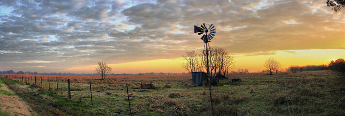 Hockley Texas Sunrise Windmill