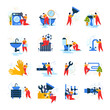 © Macrovector - Plumber Flat Icons Set