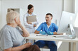 © SHOTPRIME STUDIO - woman patient at doctor's appointment and nurse in hospital examination