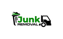 Illustration Vector Graphic Of Junk Removal Solution Services Logo Design Template