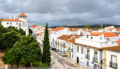 Wall Mural - Architecture of the old town of Evora in Portugal