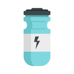 Poster - Coffee energy drink icon flat isolated vector