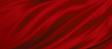 Red Fabric Texture Background Illustration
