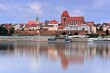 Wisła, Panorama na Toruń, zabytkowa część miasta