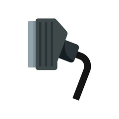 Wall Mural - Tv adapter icon flat isolated vector