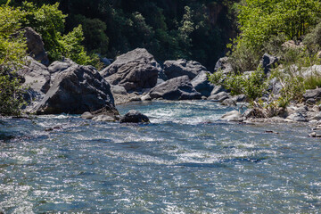 Wall Mural - Alcantara river on Sicily, Italy