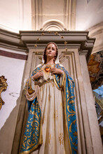 Virgin Mary With The Immaculate Heart