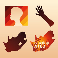 Wall Mural - set of south africa