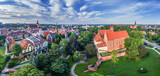 Fototapeta Do pokoju - Olsztyn- panorama Starego Miasta