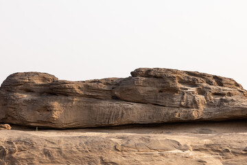 Wall Mural - rock isolated on white background