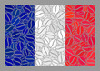 © Viktor - Mosaic France flag is created of coffee seed icons. Vector coffee mosaic France flag organized for coffee shops awards. France flag collage is organized with random coffee seeds.