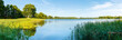 Mecklenburg Sternberger Seenlandschaft Rothen Rothener See Panorama XXL Urlaub in Deutschland Sommerferien Mecklenburg Vorpommern Natur Naturschutz Mecklenburger Seenplatte Vogelschutzgebiet Fischerei