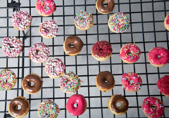 mini donut on table 