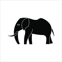Wall Mural - elephant icon. logo vector illustration. 