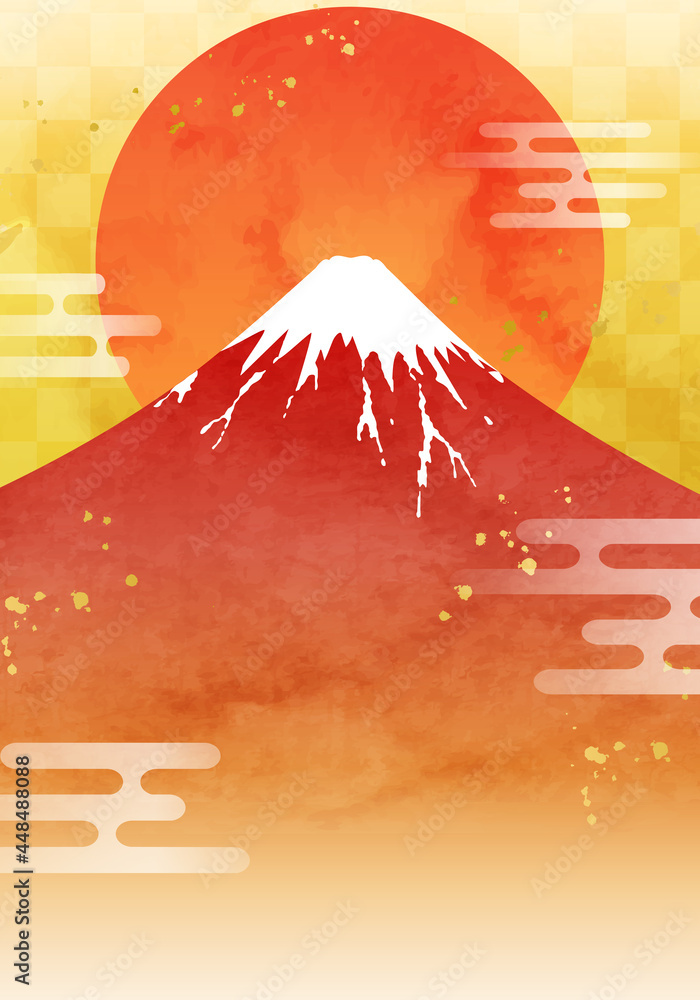 カッティングダイ 富士山 正月 カッティングダイ 富士山 正月