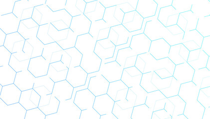 Wall Mural - abstract lines connect on white background. technology connection digital concept.