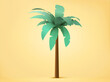 © HstrongART - 3d paper cut tropical palm tree