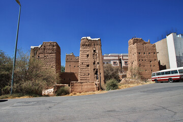 Wall Mural - The vintage house in Najran, Asir region, Saudi Arabia