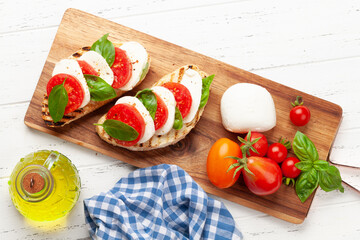 Sticker - Caprese salad with mozzarella, basil and garden tomatoes