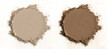 © Rose Makin - Cosmetic smooth power in a circular shape. The powder is in two skin tone shades, one light and the other dark