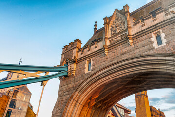 Canvas Print - Majesty of Tower Bridge in London, UK