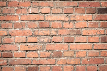  red brick with visible details. background or texture