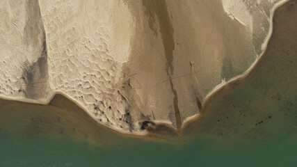 climate change is drying up rivers in brazil's interior - drone photo