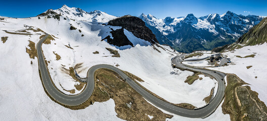 Poster - landscape at the Grossglockner Mountain in Austria