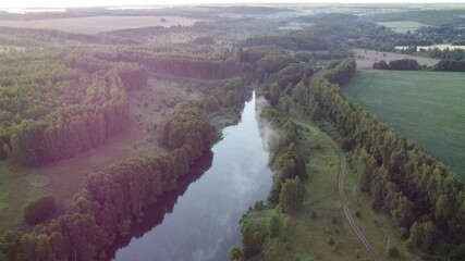 Poster - view of the river