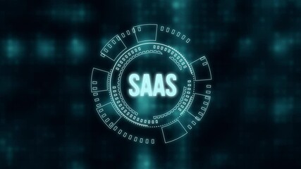 Internet, business, Technology and network concept. Software as a Service SaaS. Software concept.