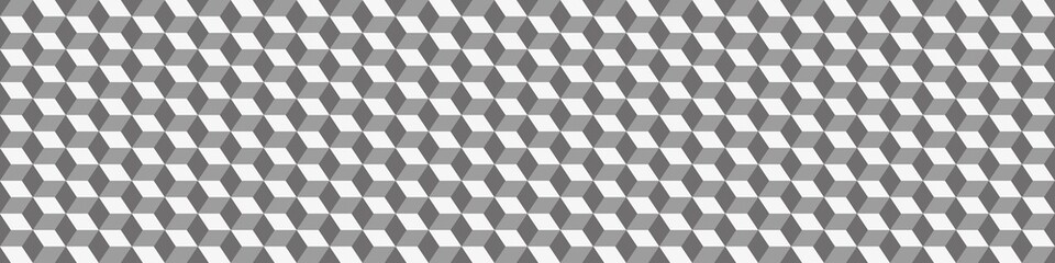 Seamless cube background pattern. 3D vector geometric