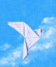 Origami Peace Dove