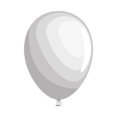 Canvas Print - white balloon helium