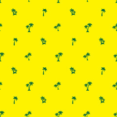 Wall Mural - Vector pattern palm trees stylish clothes seamless background, trendy texture