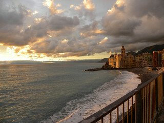 Wall Mural - sunset on the beach