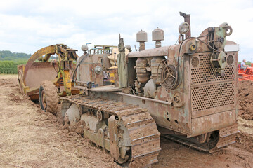 Wall Mural - Bulldozer at work	