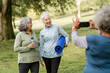© McKinsey Jordan/Stocksy - Senior Women Take a Photo Together After Yoga