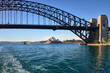 © Rowena Naylor/Stocksy - Travelling under Sydney Harbour Bridge by boat