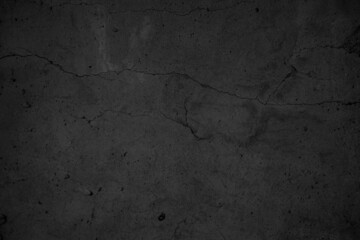 art black concrete stone texture for background in black. abstract color dry scratched surface wall 