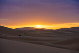 Fototapeta  - Sunset in the Gobi