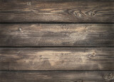 Fototapeta Desenie - Old dark wooden background top view